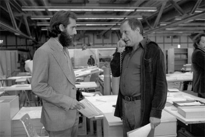 Richard Rogers and Renzo Piano as young architects